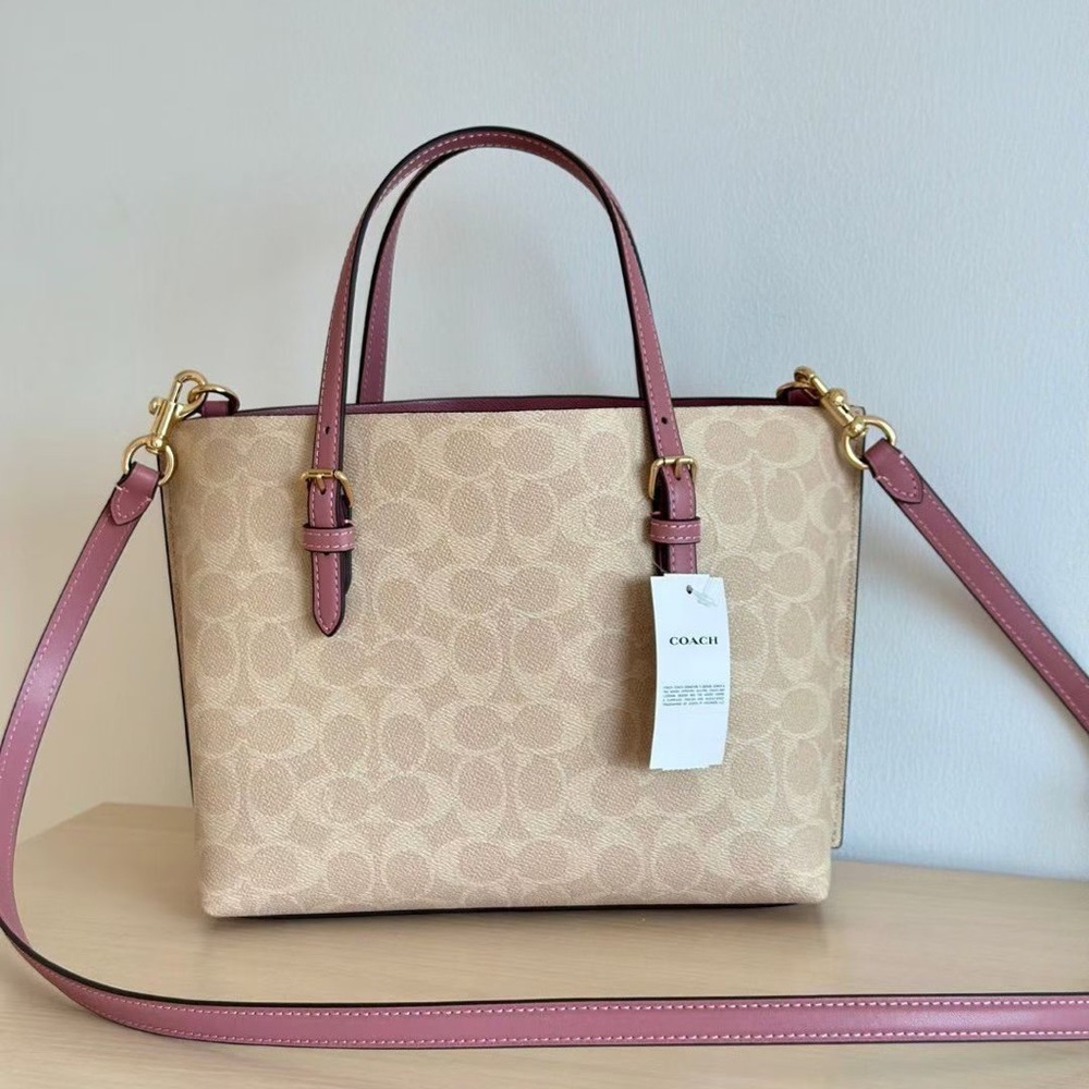 Coach Rose Pink Tote Bag - Picture 2 of 8